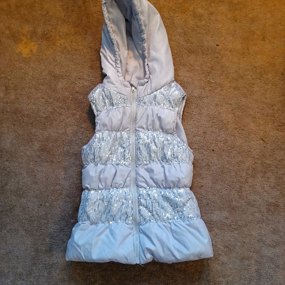 Grey Sparkle Vest